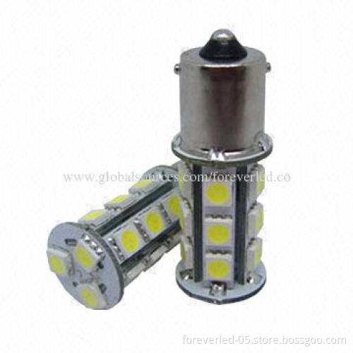 BA15s Bayonet Base 18-5050SMD LED Bulb, Warm White Replacement for 1156, 1141 Fit Trailer Interior